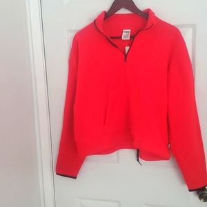 Pink cropped sweater